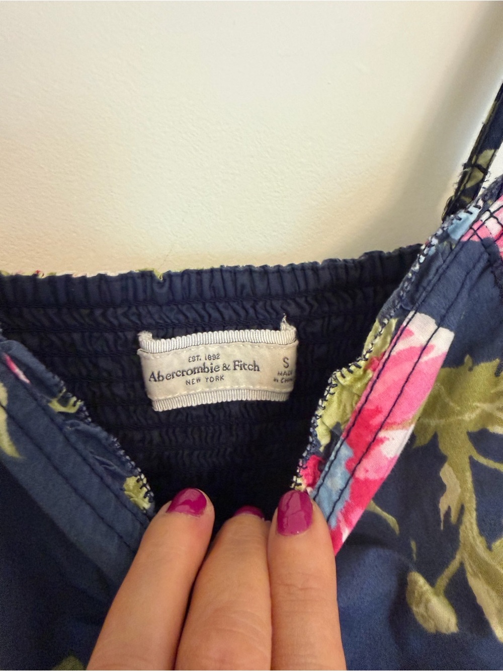 Abercrombie & Fitch Floral Mini Dress - Small - Picture 5 of 7